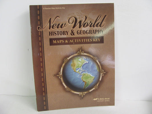 New World History Abeka Map/Activity Key  Pre-Owned 6th Grade History Textbooks