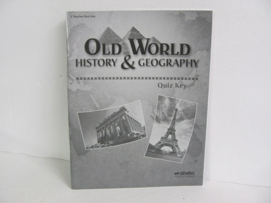 Old World History Abeka Quiz Key Pre-Owned 5th Grade History Textbooks