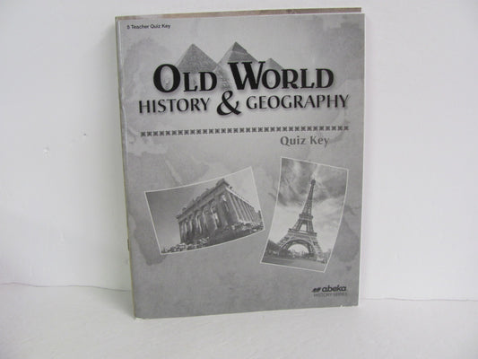 Old World History Abeka Quiz Key Pre-Owned 5th Grade History Textbooks