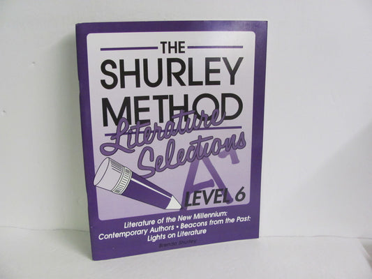 Literature Selections The Shurley Method Pre-Owned Shurley Language Textbooks