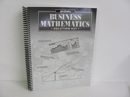 Business Mathematics Abeka Solution Key Pre-Owned Mathematics Textbooks