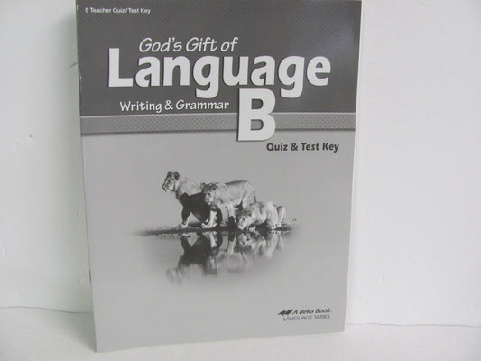 Language B Abeka Quiz/Test Key  Pre-Owned 5th Grade Language Textbooks