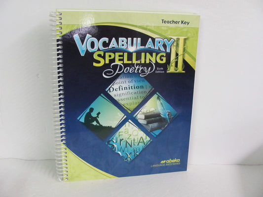 Vocabulary Spelling Poetry II Abeka 8th Grade Spelling/Vocabulary Books