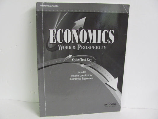 Economics Abeka Quiz/Test Key  Pre-Owned 12th Grade History Textbooks