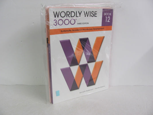 Wordly Wise 3000 EPS Set  Pre-Owned 12th Grade Spelling/Vocabulary Books