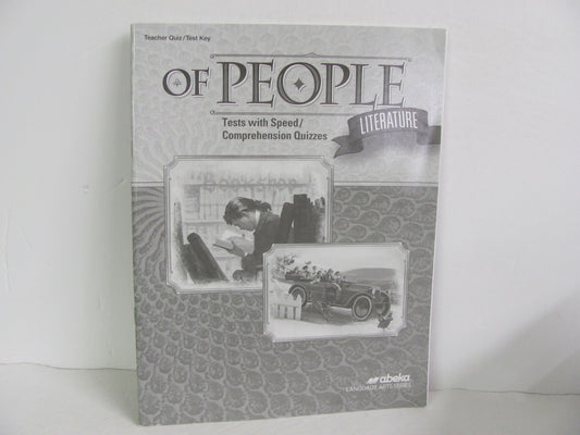 Of People Literature Abeka Quiz/Test Key  Pre-Owned 7th Grade Reading Textbooks