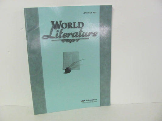 World Literature Abeka Answer Key  Pre-Owned 10th Grade Reading Textbooks