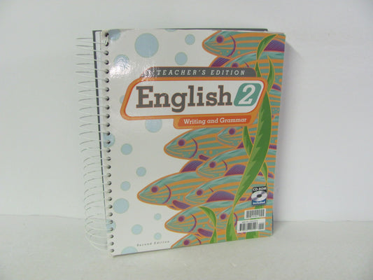 English 2 BJU Press Teacher Edition  Pre-Owned 2nd Grade Language Textbooks