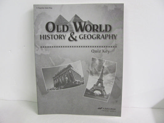 Old World History Abeka Quiz Key Pre-Owned 5th Grade History Textbooks