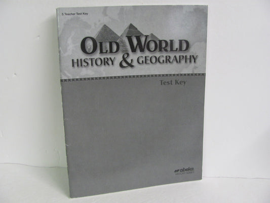 Old World Abeka Test Key Pre-Owned 5th Grade History Textbooks