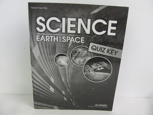 Earth & Space Abeka Quiz Key Pre-Owned 8th Grade Science Textbooks