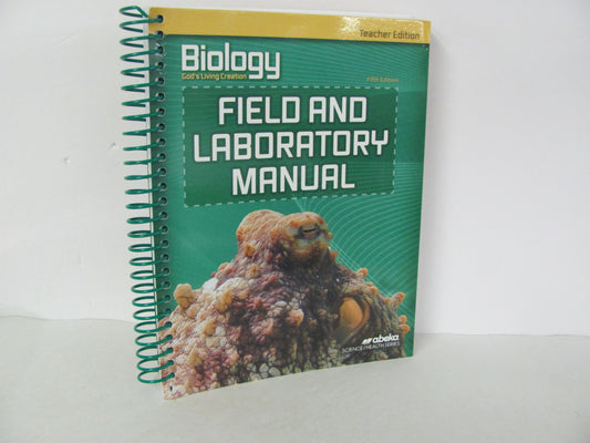 Biology Abeka Teacher Lab Manual-Pre-Owned 10th Grade Science Textbooks