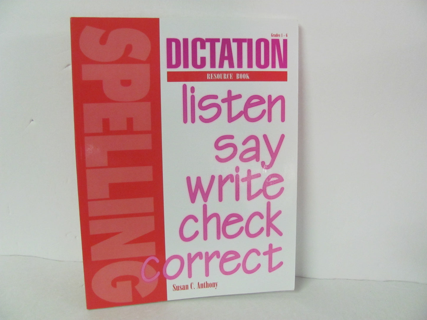 Dictation Instructional Reso Pre-Owned Anthony Spelling/Vocabulary Books