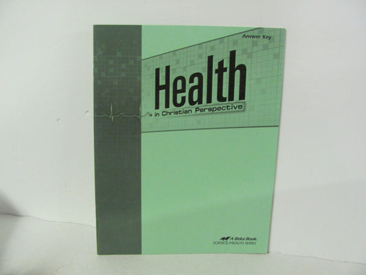 Health Abeka Answer Key  Pre-Owned High School Health Books