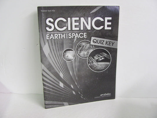 Earth and Space Abeka Quiz Key Pre-Owned 8th Grade Science Textbooks