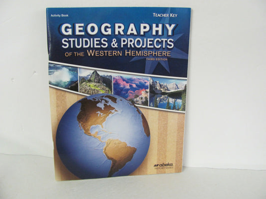 Geography Studies Abeka Activity Key Pre-Owned 8th Grade History Textbooks