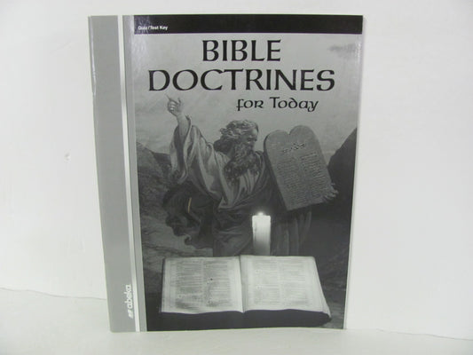 Bible Doctrines For Today Abeka Quiz/Test Key  Pre-Owned 12th Grade Bible Books