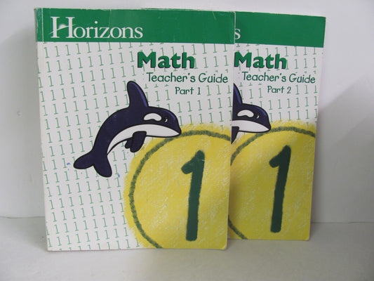 Math 1 Horizons Teacher Guide  Pre-Owned Cummins 1st Grade Mathematics Textbooks