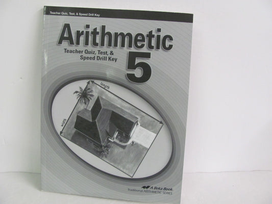 Arithmetic 5 Abeka Quiz/Test Key  Pre-Owned 5th Grade Mathematics Textbooks