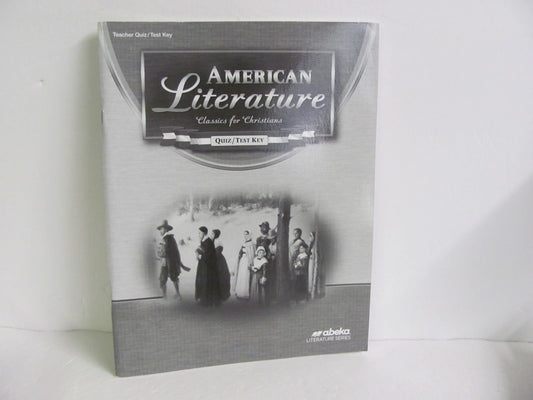 American Literature Abeka Quiz/Test Key  Pre-Owned 11th Grade Reading Textbooks