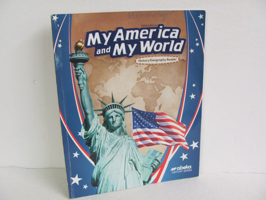 My America and My World Abeka Student Book Pre-Owned 1st Grade History Textbooks