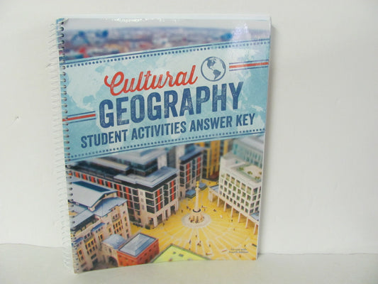 Cultural Geography BJU Press Activity Book Key  Pre-Owned History Textbooks