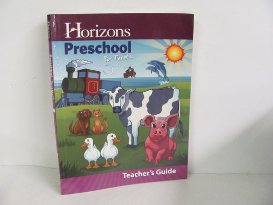 Preschool for Three's Horizons Teacher Guide  Pre-Owned Language Textbooks