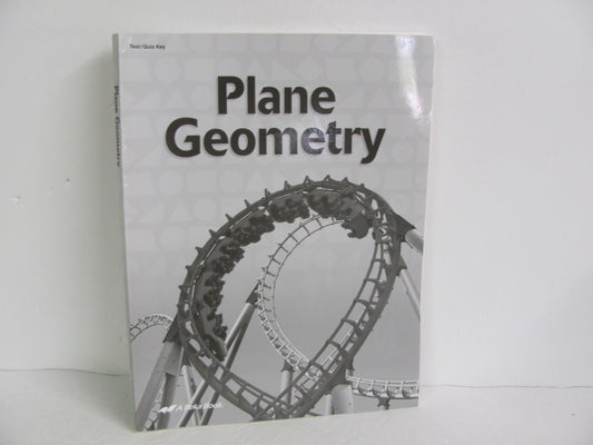 Plane Geometry Abeka Test/Quiz Key  Pre-Owned 11th Grade Mathematics Textbooks