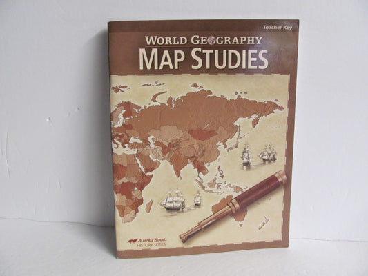 World Geography Abeka Map Key Pre-Owned 9th Grade History Textbooks