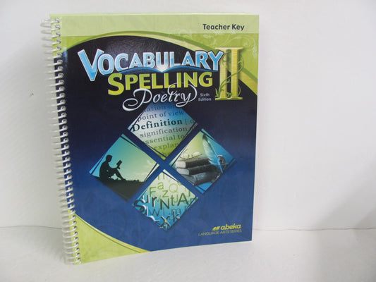 Vocabulary Spelling Poetry II Abeka 8th Grade Spelling/Vocabulary Books